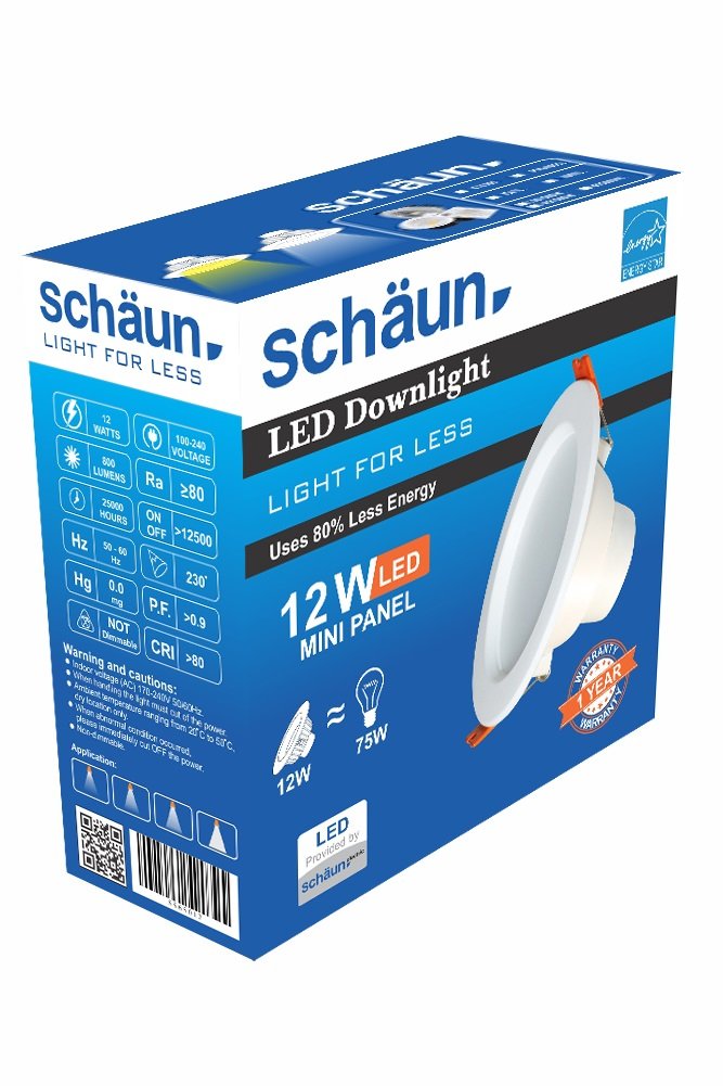 12 Watt LED Down Light Schäun