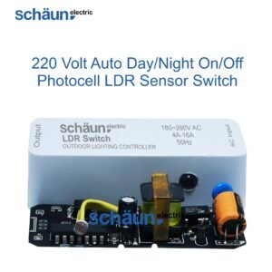Schaun 220 Volt Auto Day/Night On/Off Photocell LDR Sensor Switch